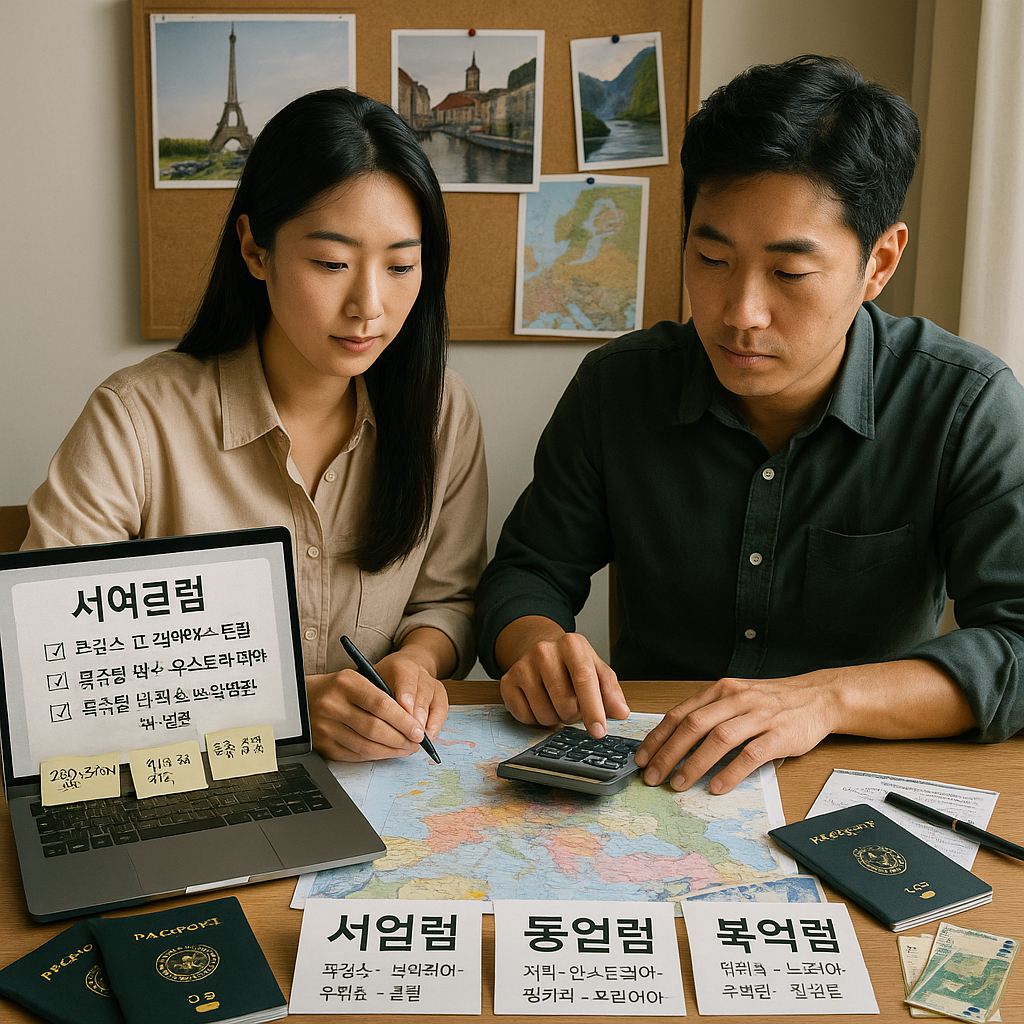 유럽 4개국 패키지 비교와 추천