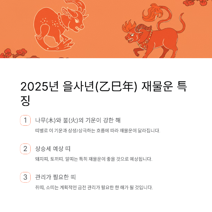 2025 운세로 풀어