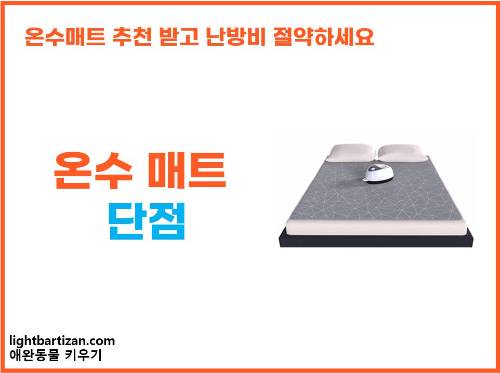 온수 매트 단점