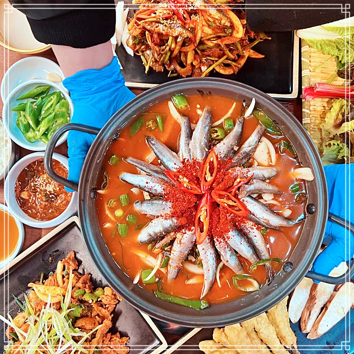 도봉, 도봉산 맛집 서울에 유일, 웃장 멸치, 고기 모둠 한상