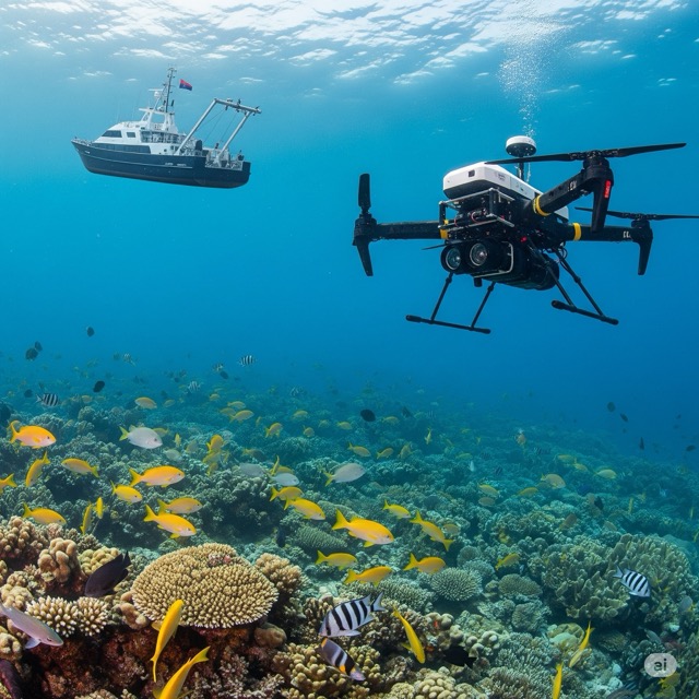 어업에서의 생태적 모니터링 기술로 지속 가능한 수산 자원 관리