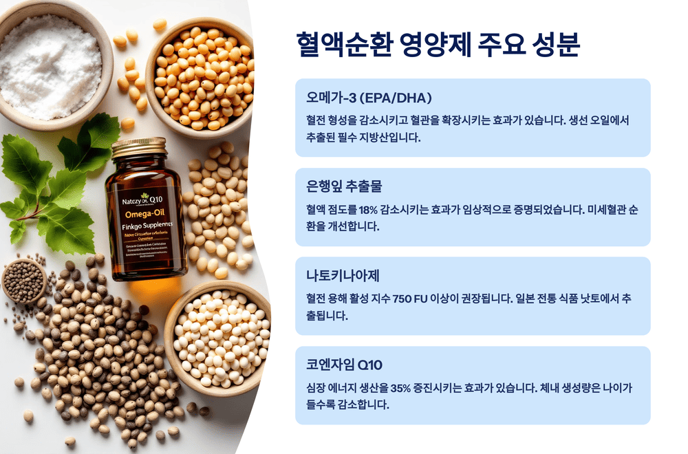 혈액순환 영양제 주요 성분