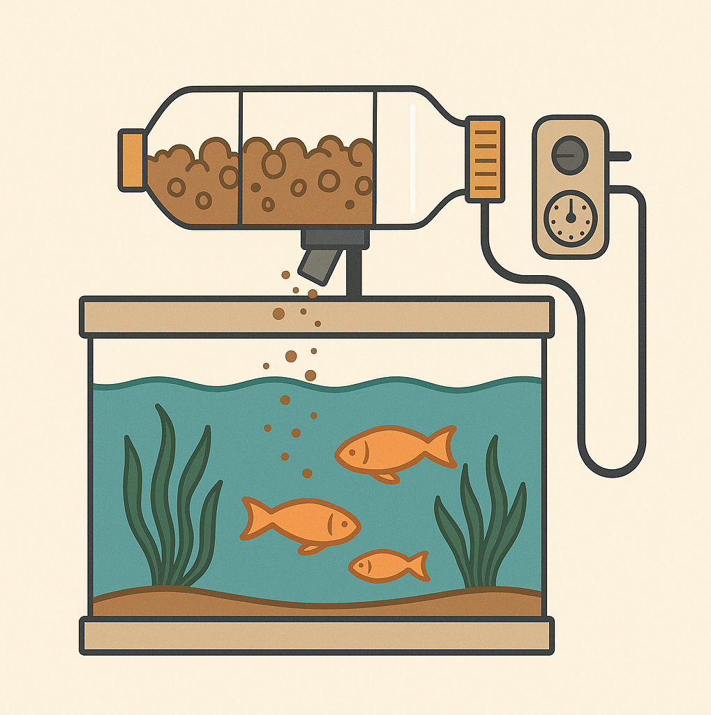 자동 급이 장치를 직접 만드는 아쿠아포닉스 DIY 가이드