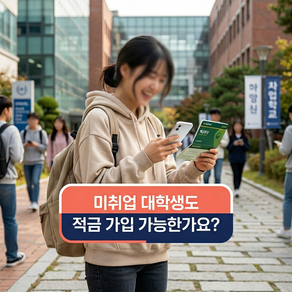 2026 청년미래적금 무직자 대학생 가입조건 확인하는 3가지