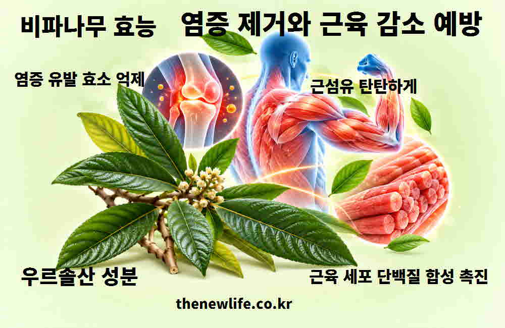 비파나무 효능 염증 제거 근육 감소 예방
