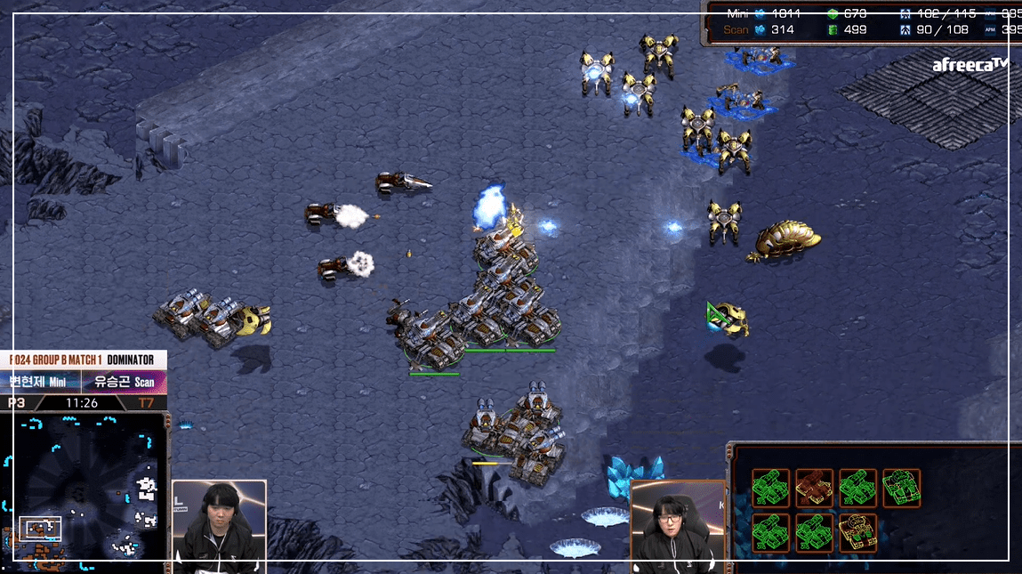 SSL 24강 B조 1경기 중앙싸움