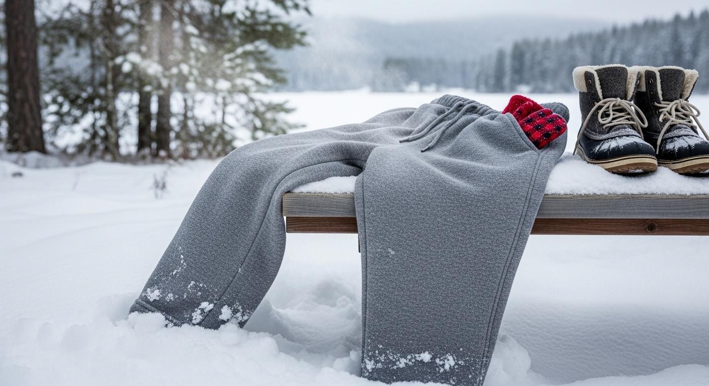 겨울 운동복 바지