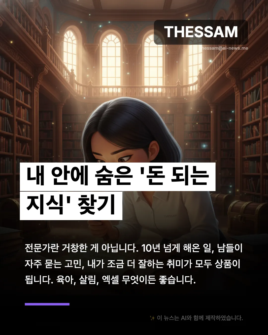 전문 지식을 돈으로 바꾸는 법