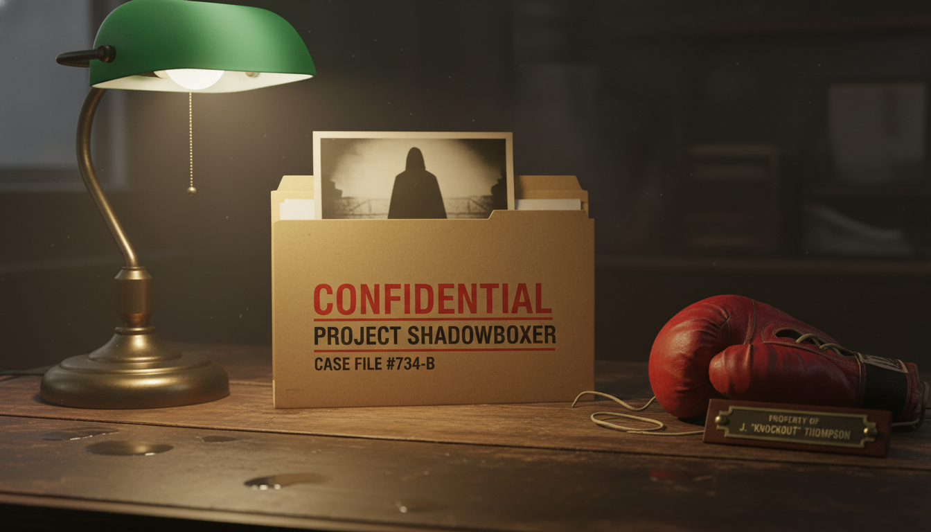 시즌3를 암시하는 의문의 비밀 파일과 붉은색 복싱 글러브 떡밥 이미지