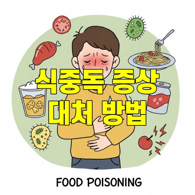 식중독 증상과 대처