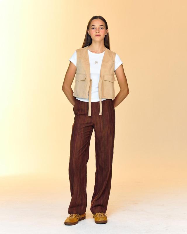 콘스트 AC HC Suede Vest Camel