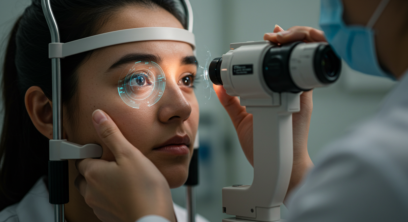 비문증 예시 이미지 3