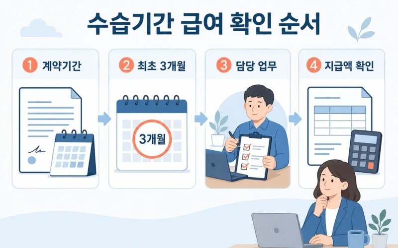 수습기간 급여 90% 가능할까? 적용 조건 3가지 및 2026 최저임금