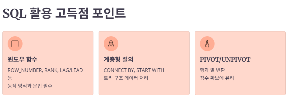 제2과목: SQL 활용 고득점 전략입니다.