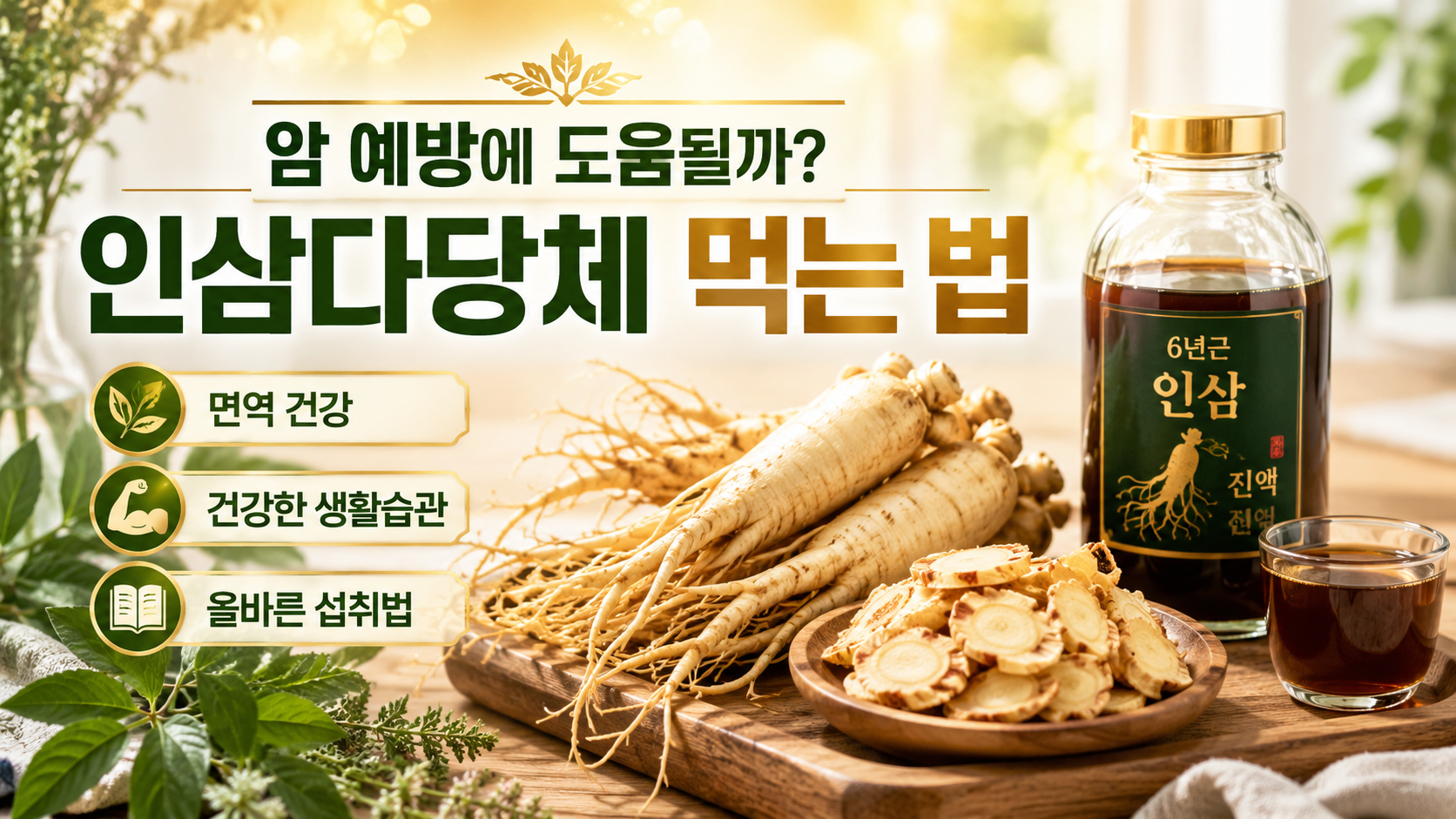 인삼다당체 먹는법