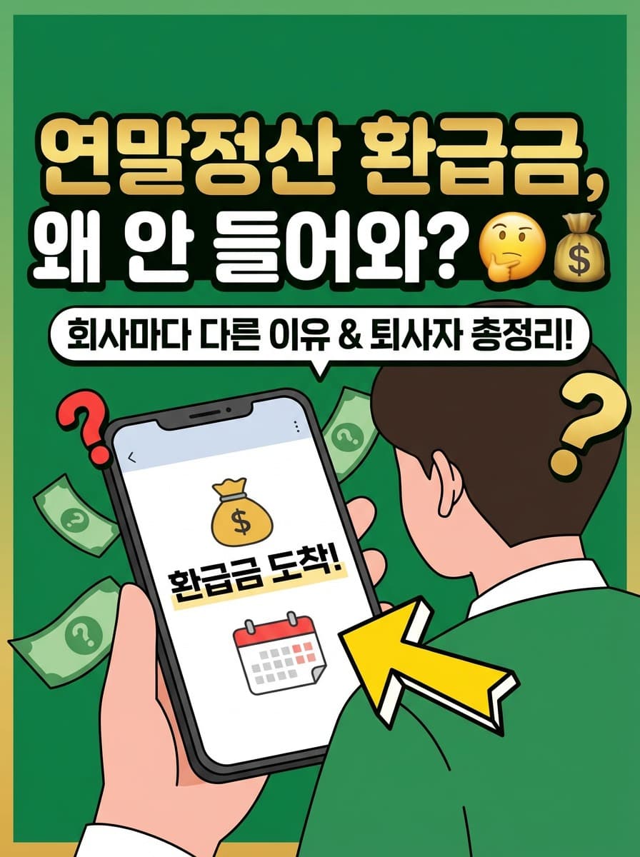 연말정산 환급 입금날짜와 환급금액 조회 관련 이미지