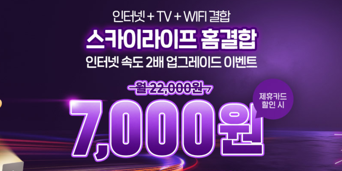 스카이라이프 홈결합