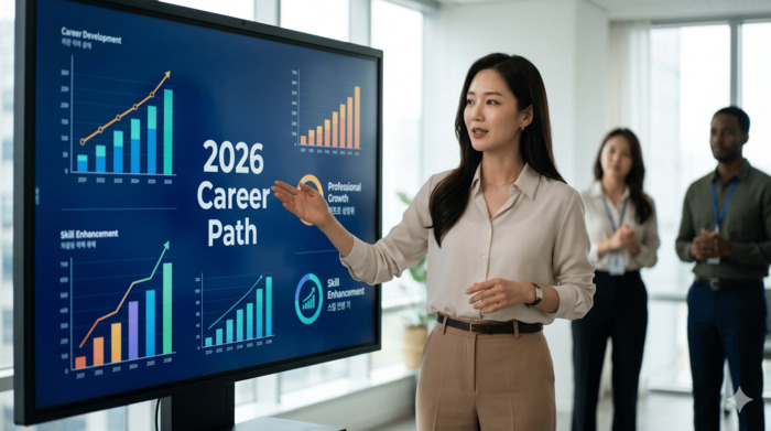 경력단절 예방을 위해 자신의 커리어 플랜을 당당하게 제시하는 워킹맘