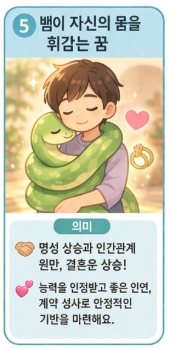 뱀꿈 해몽 상황별 총정리! 태몽부터 재물운까지 10가지 의미!