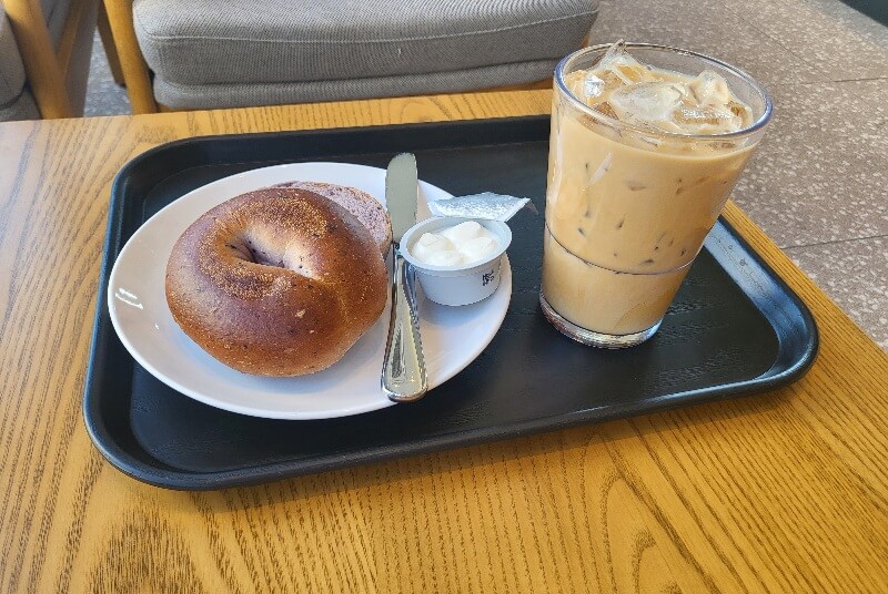 바닐라 크림 콜드브루 스타벅스 탕종 베이글