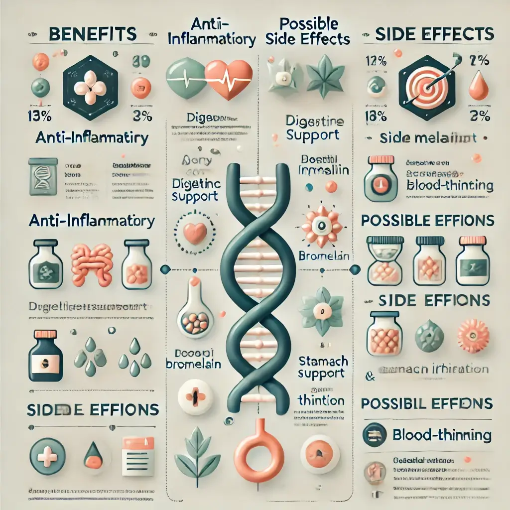 브로멜라인 섭취 시 주의 점