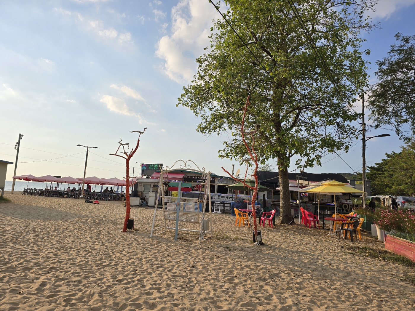 식당주변으로 캠핑장과 숙박시설들이 있어요