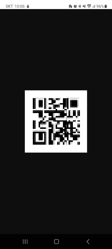 삼성스토어 픽업 QR 코드