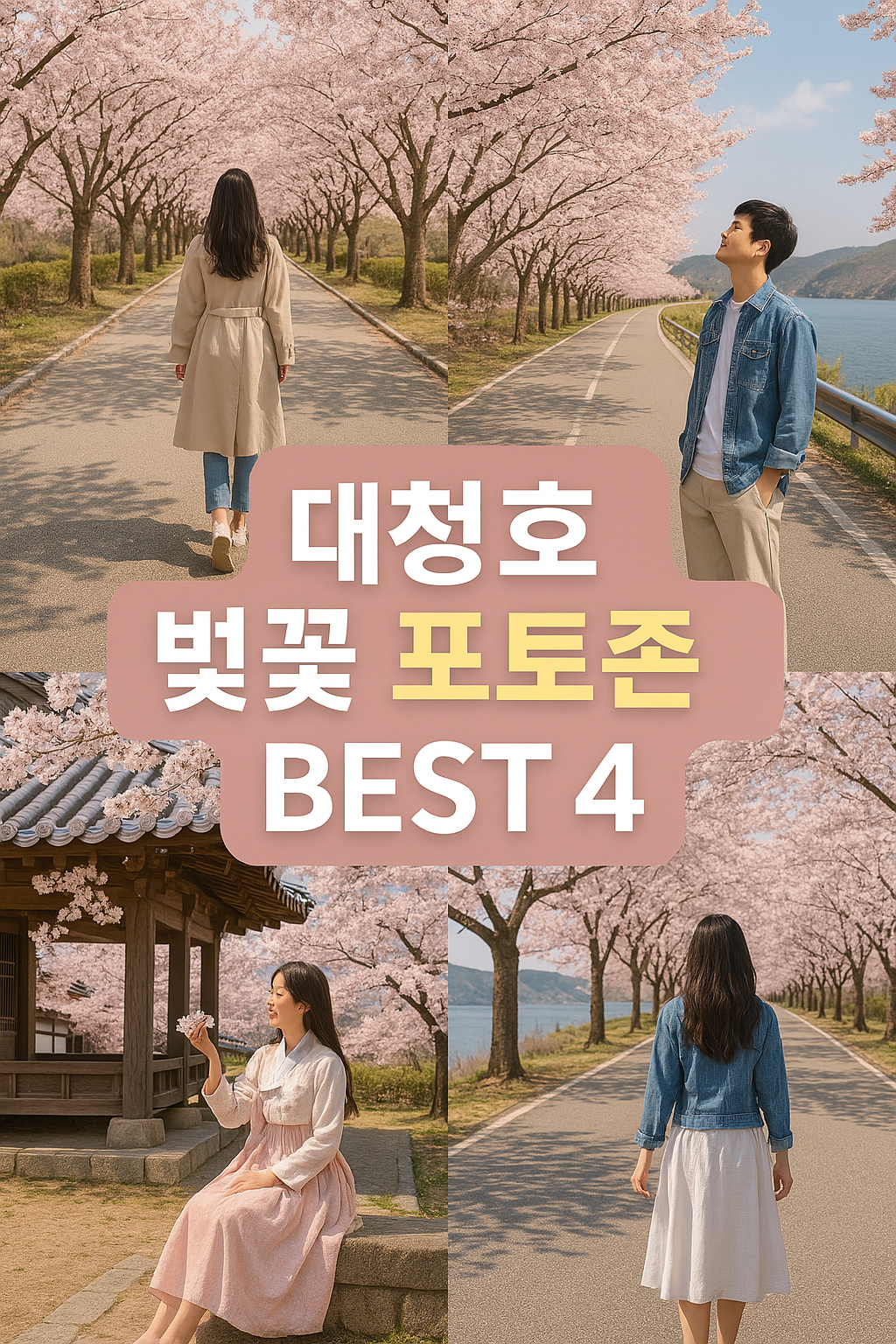 대청호 벚꽃 포토존 BEST 4