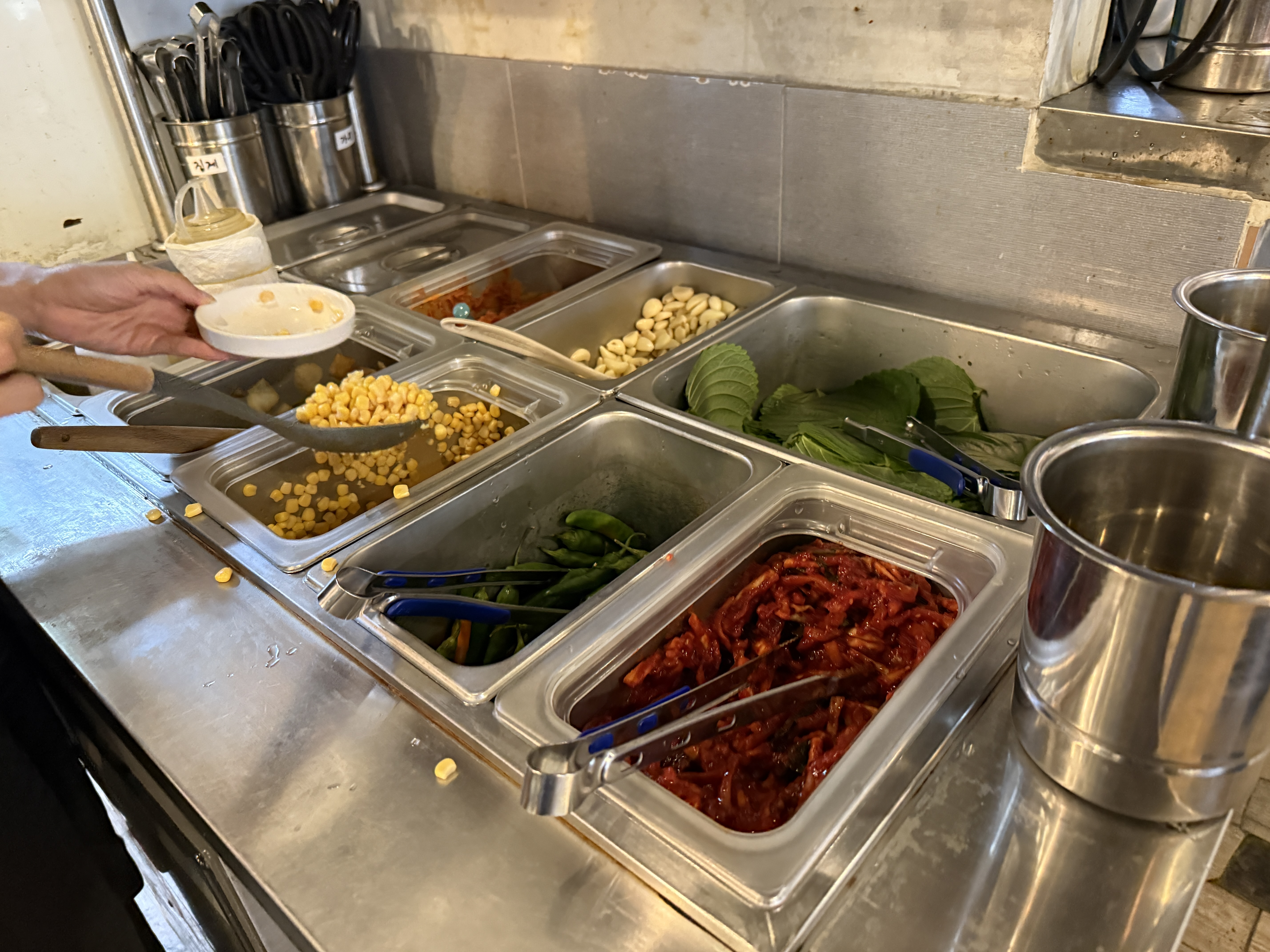 4. 서울 교대맛집 삼산회관 셀프바 깻잎도 무한리필