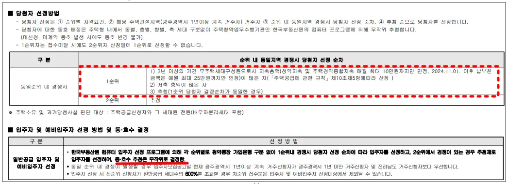 광주첨단2지구-사랑으로부영-모집공고문-당첨자선정방식