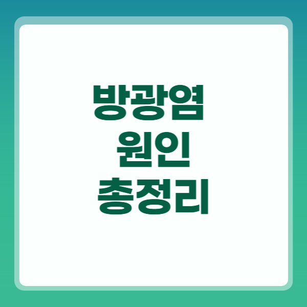 방광염 원인