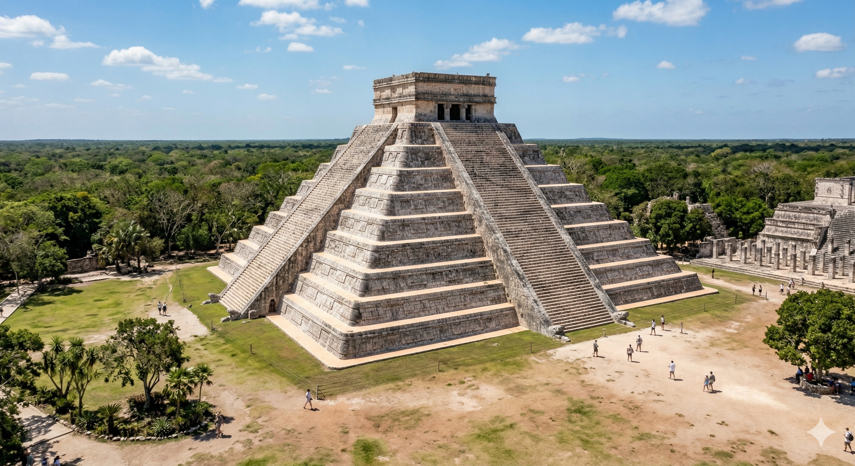 칸쿤에 유명한 치첸이사 유적지