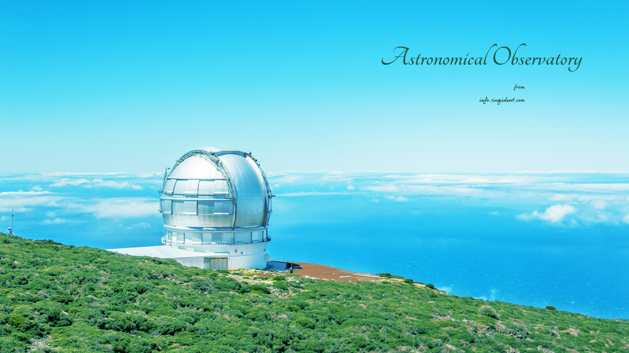 01 푸른하늘과 천문대 C - Astronomical Observatory 밤하늘배경화면