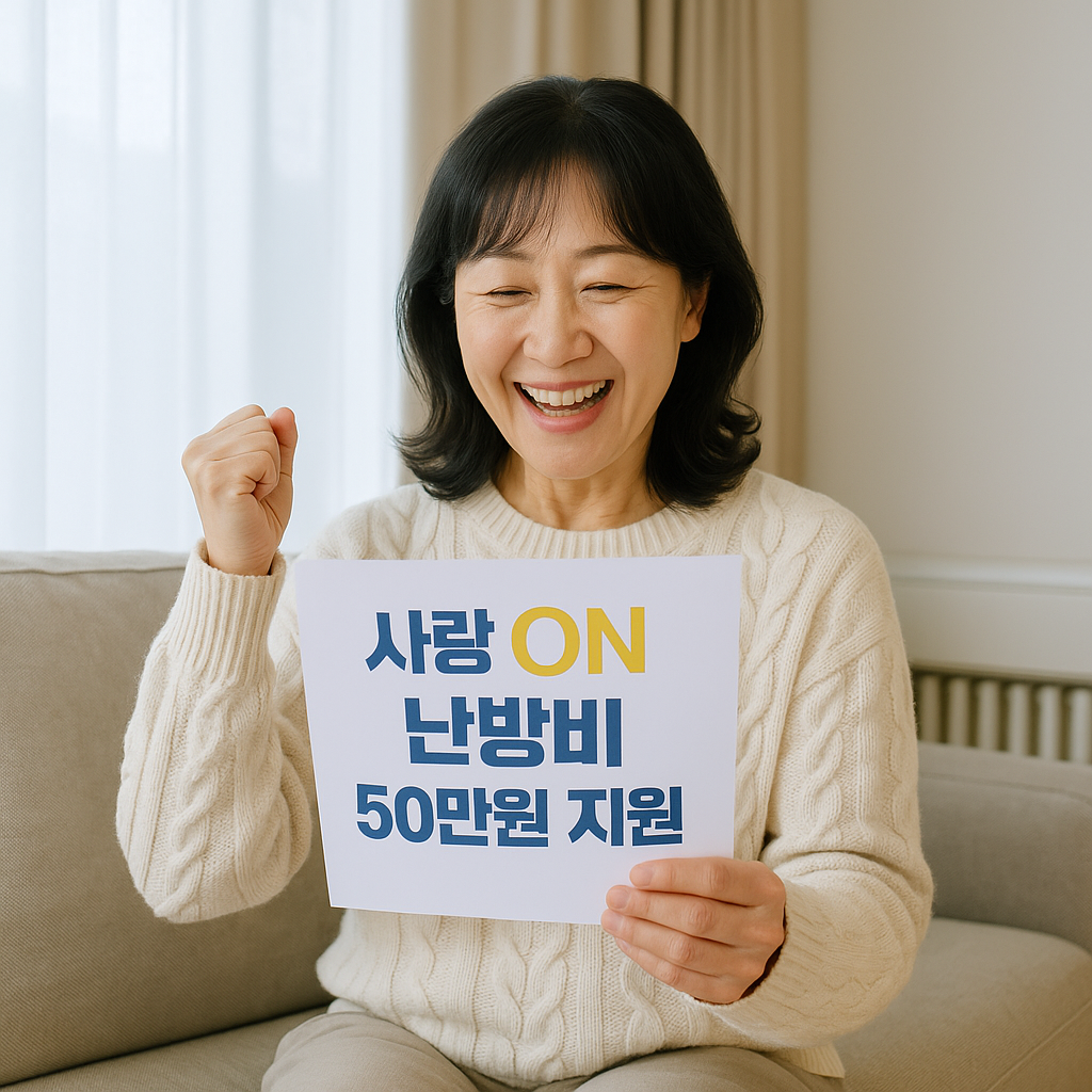 사랑온 난방비 지원 관련 사진첨부