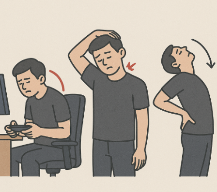 게임 자세교정 운동법