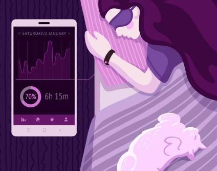 스마트워치 수면 측정 이미지