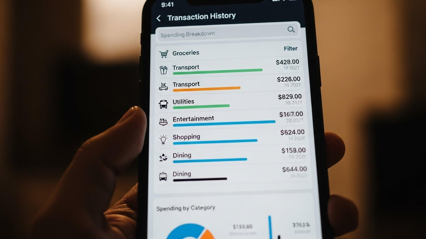 금융제도 서비스 원리 은행 앱에서 색상으로 거래 유형을 구분하는 설계 이유