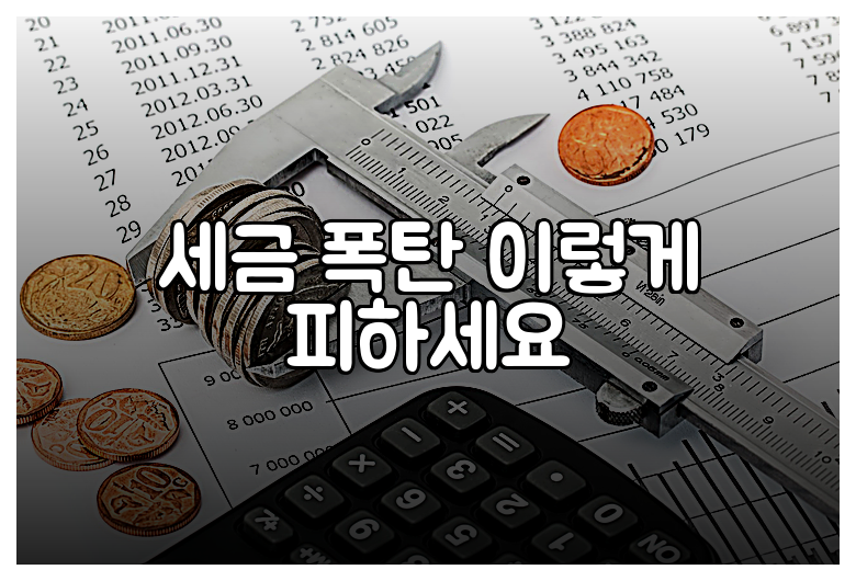 세금 폭탄 이렇게 피하세요