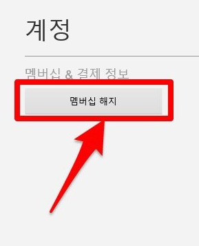 넷플릭스 해지