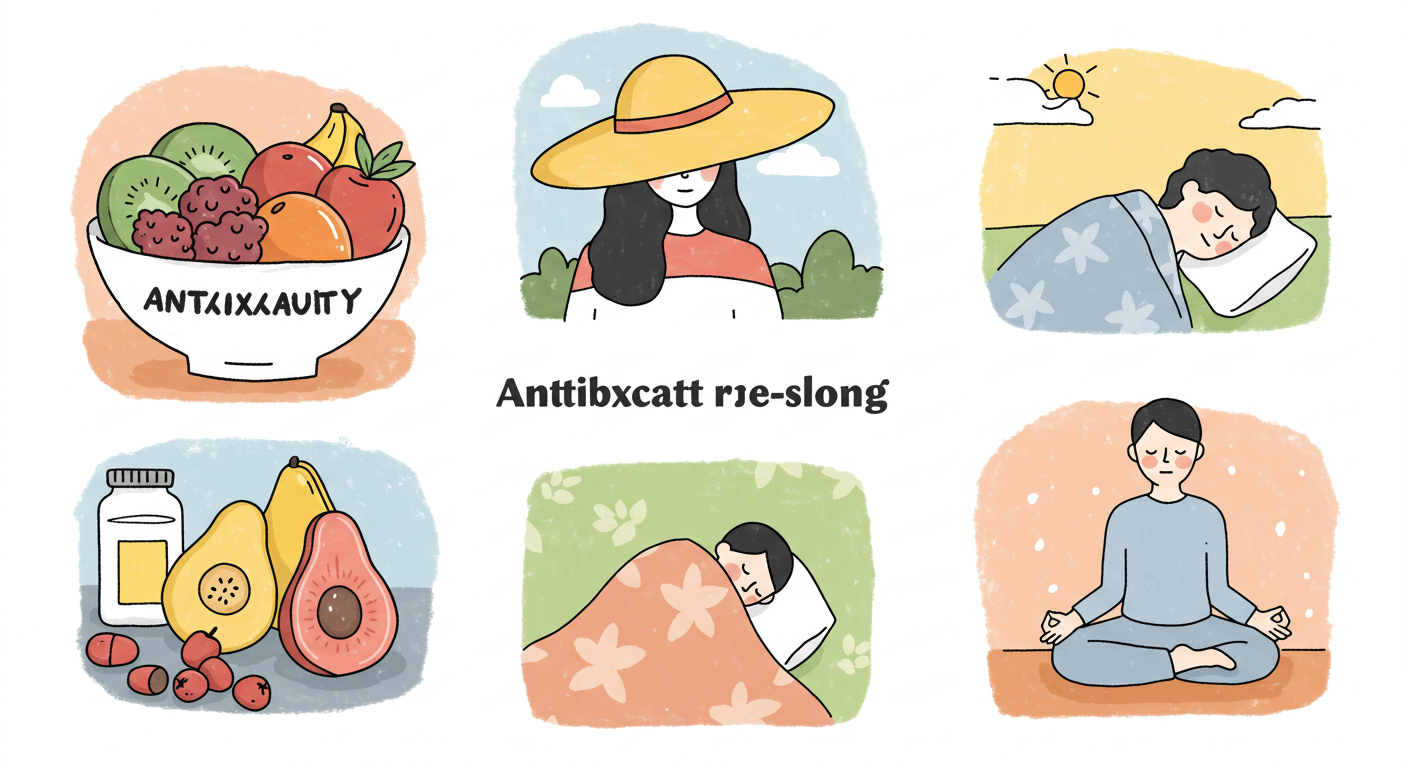 항산화 식품 섭취: 비타민 C