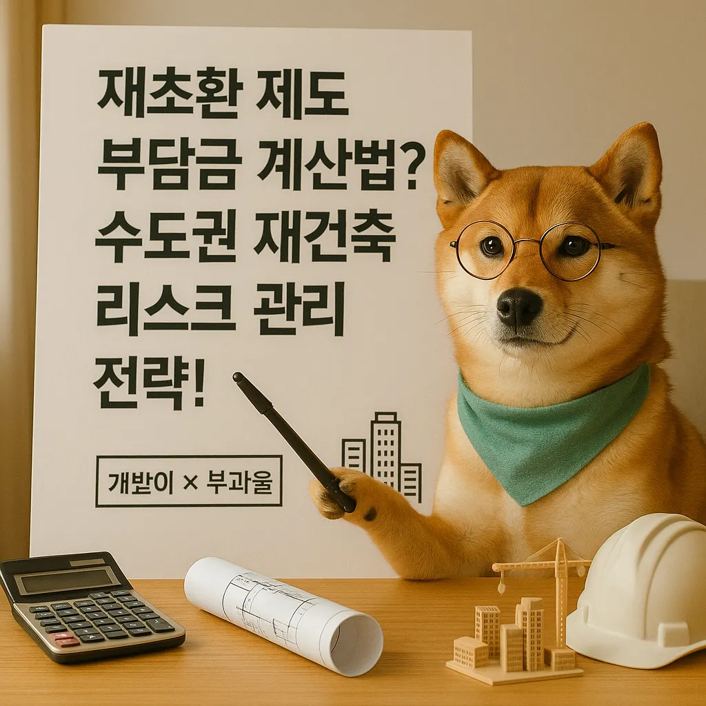 재초환 제도 부담금 계산법? 수도권 재건축 리스크 관리 전략!