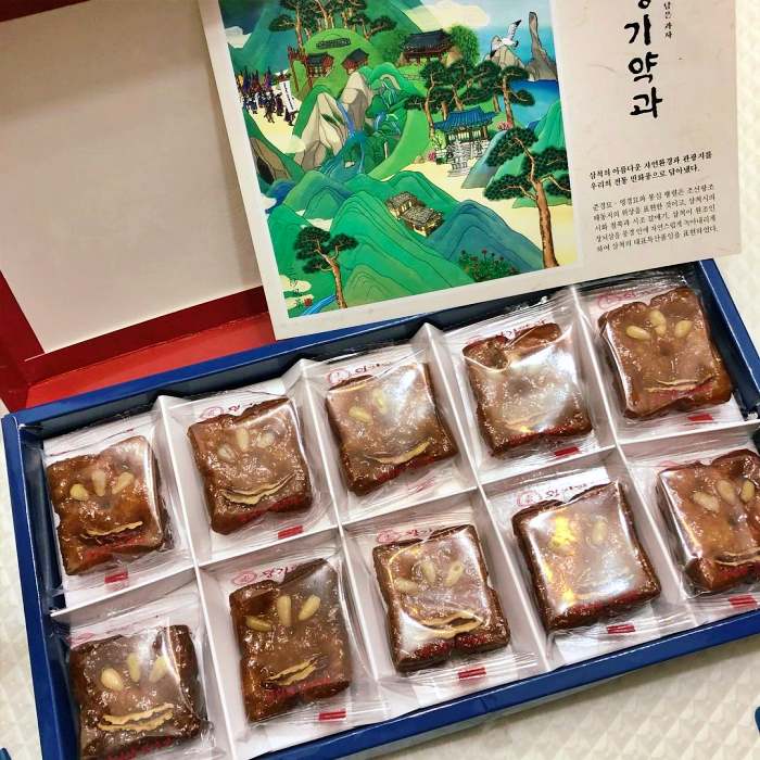 6시내고향 강원 삼척 장뇌삼 꿀과자 왕기 약과 파는 곳 전국 택배 온라인 전화 주문 추천