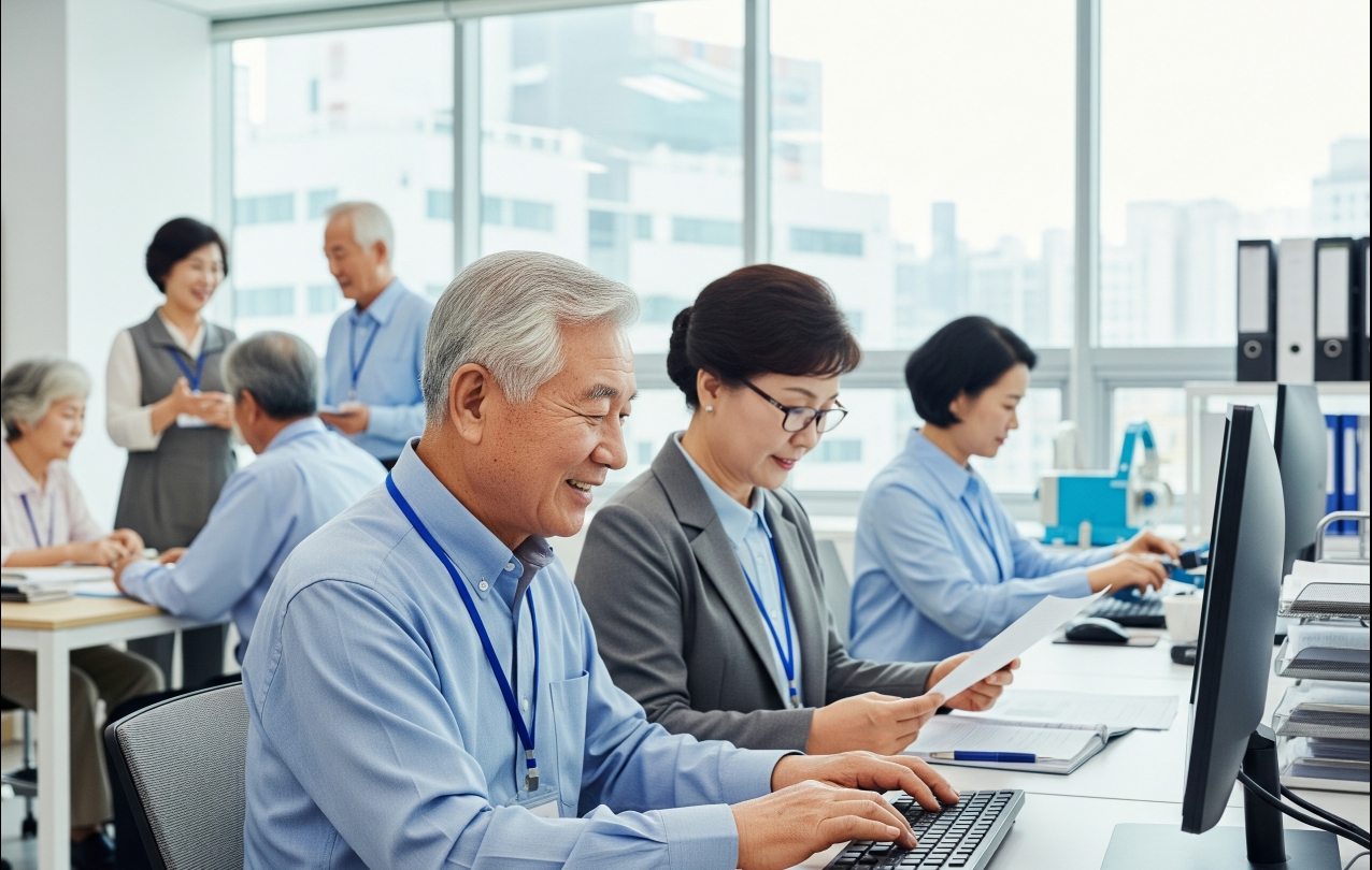고령자 취업 이미지