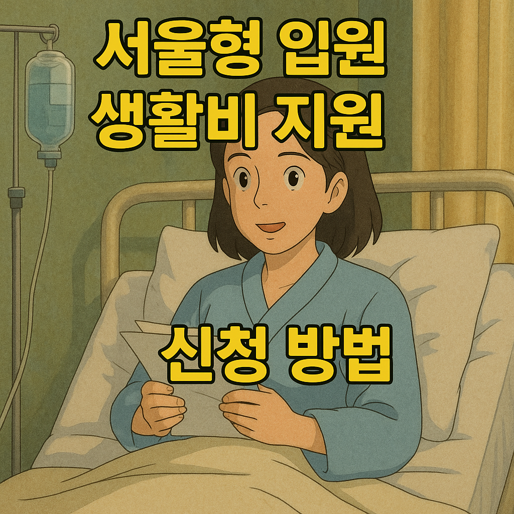 서울형 입원 생활비 지원