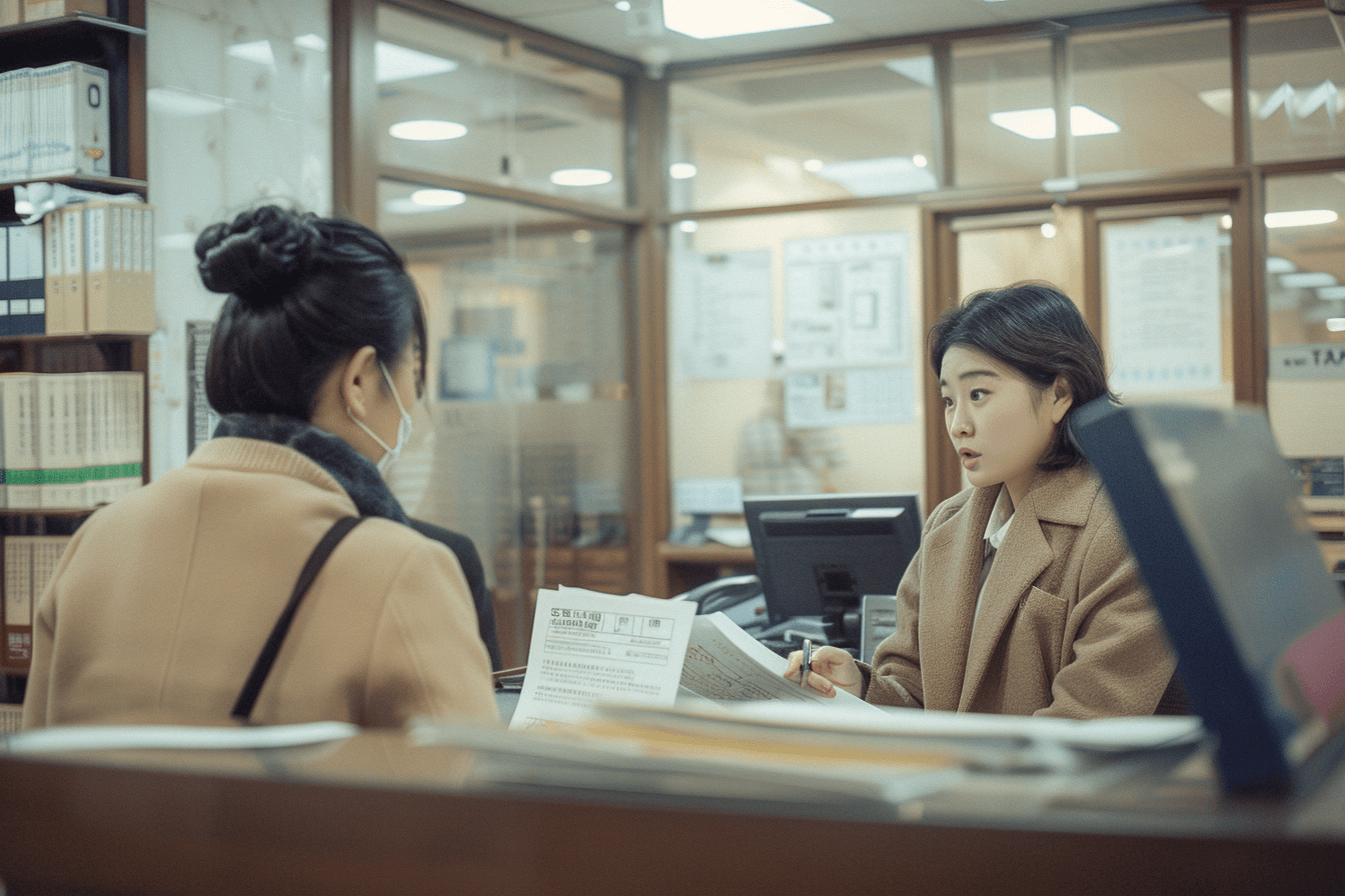 상담받고-있는-여성