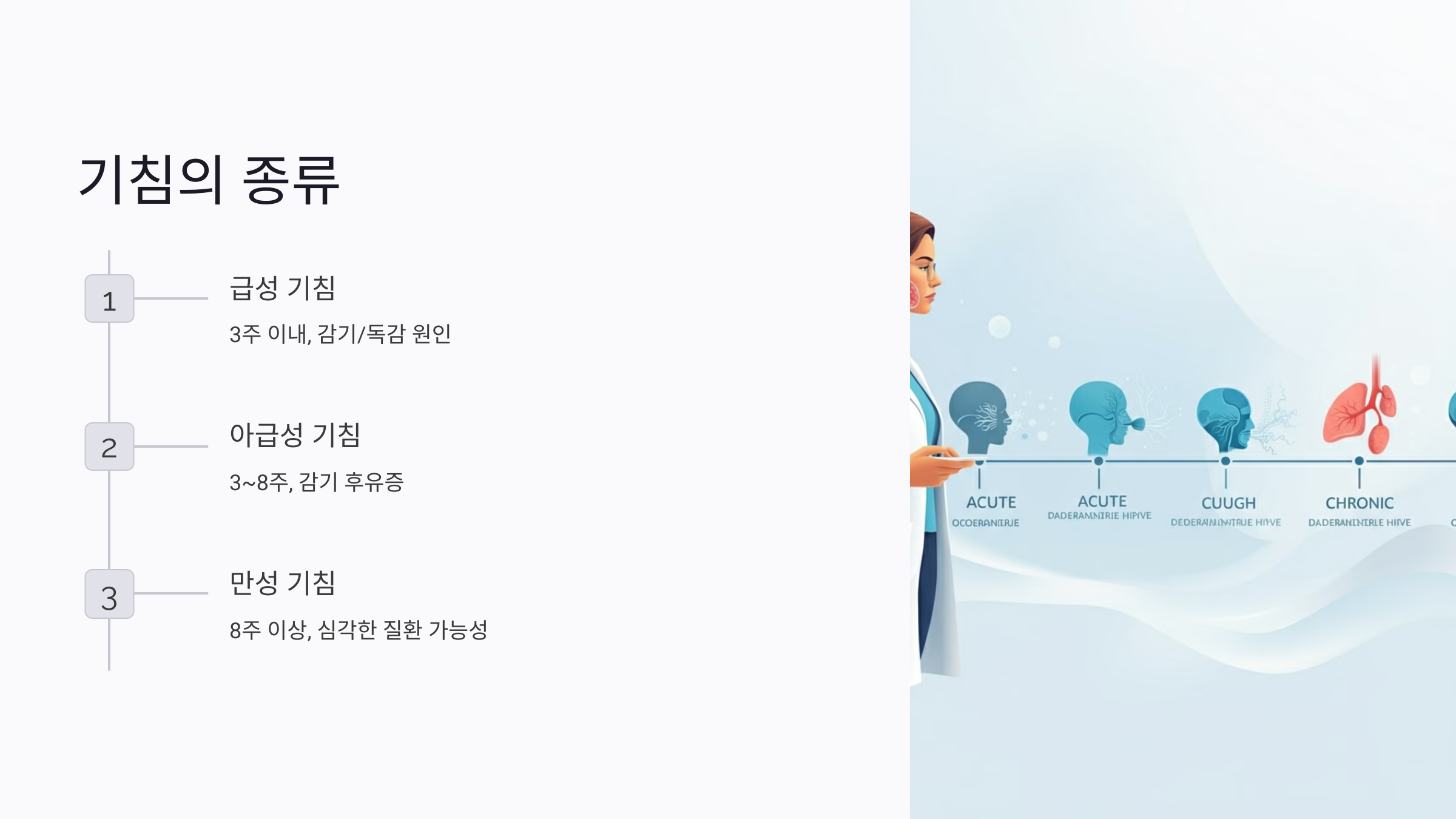 기침이 오래가면 의심되는 질병