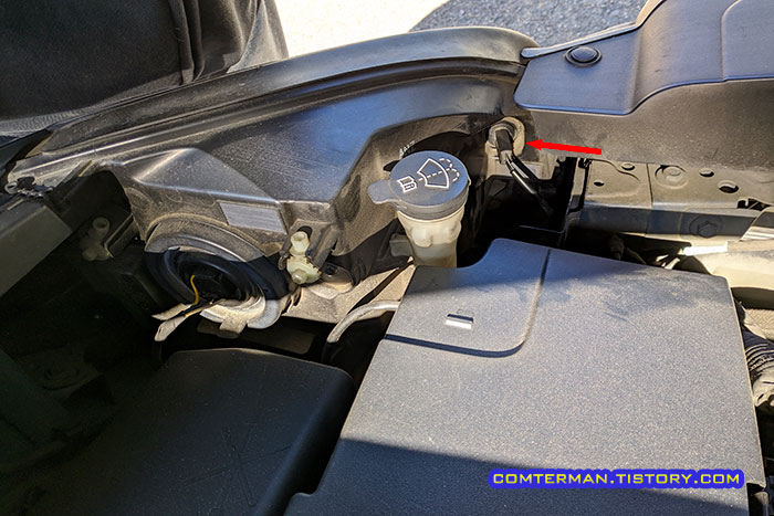 올란도 운전석 미등 커넥터