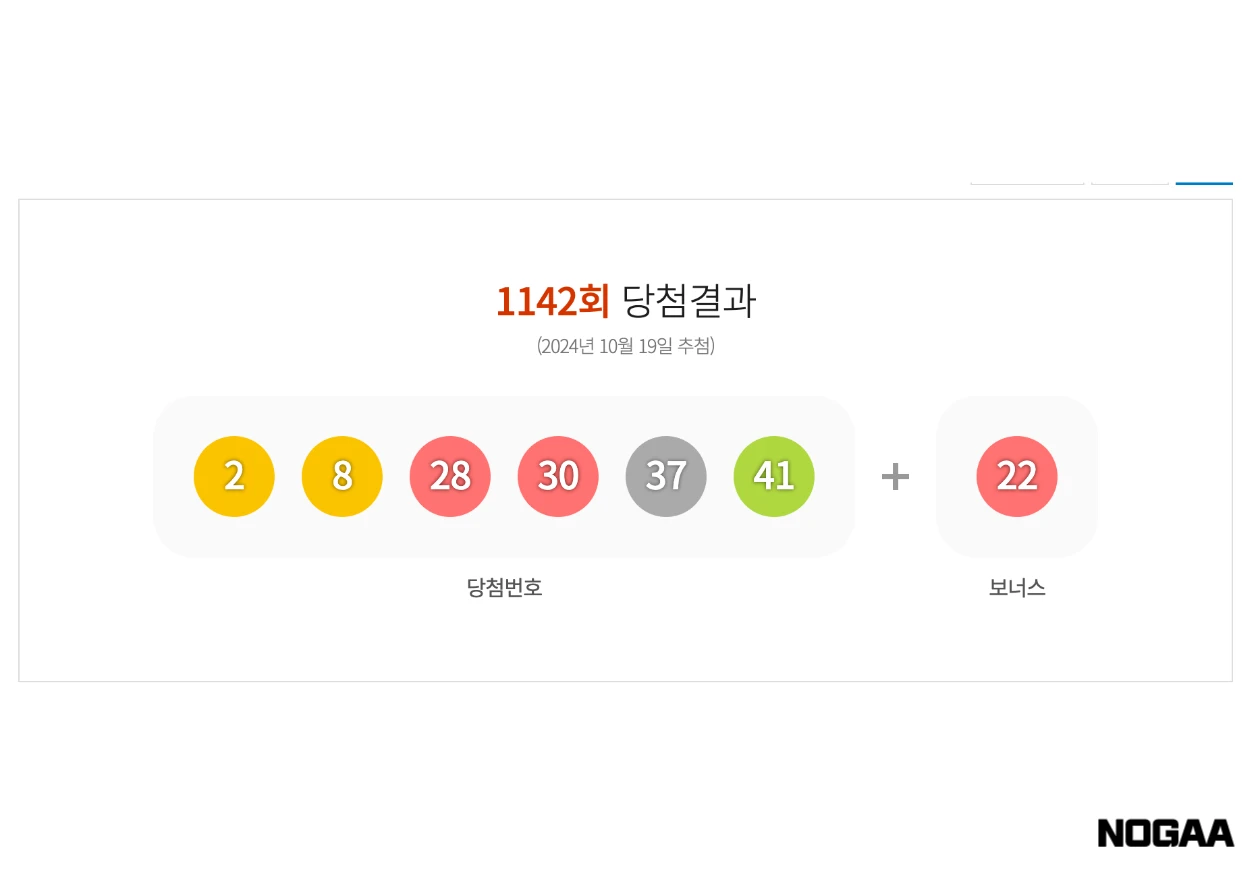 지난주 로또 당첨번호 및 당첨지역