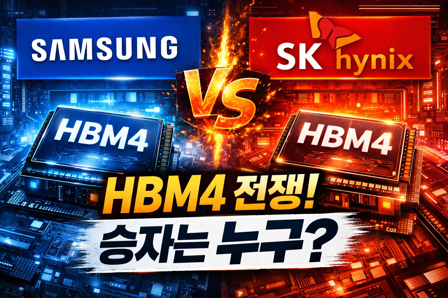 삼성전자-SK하이닉스-HBM4