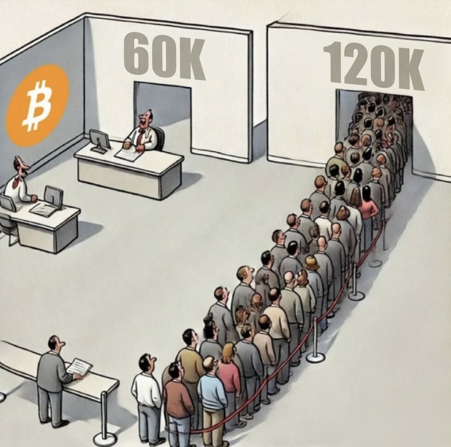 비트코인 구매 줄서기